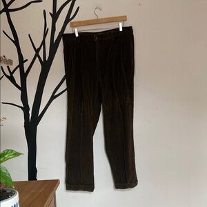 Club Room corduroy cuffed slacks, 36x30